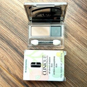 NWT Clinique All About Shadow™ Duo shade name neutral territory
